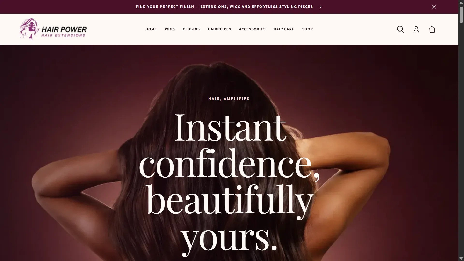 Hair Powered website
