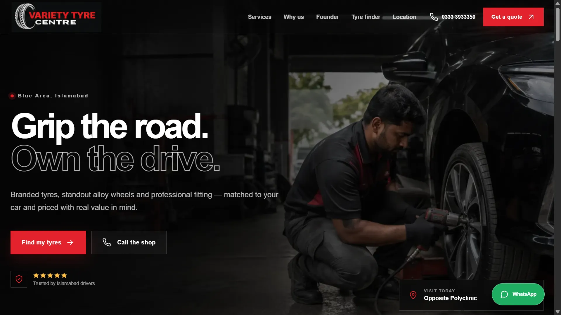Variety Tyres — project preview